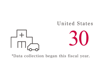 米国 113拠点 2022年度:102拠点