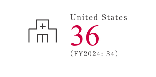 米国 113拠点 2022年度：102拠点